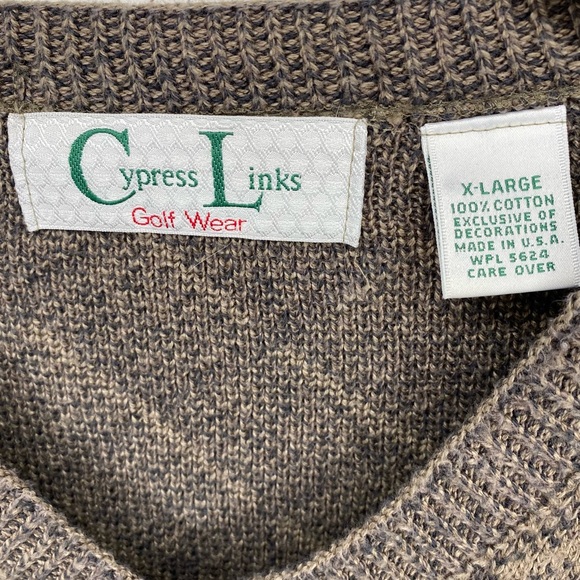 Vintage Cypress Links Golf Sweater - Picture 5 of 6